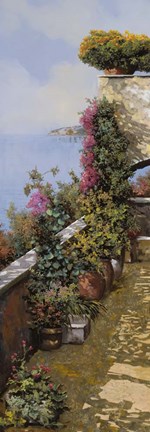 Framed L&#39;angolo Fiorito Print