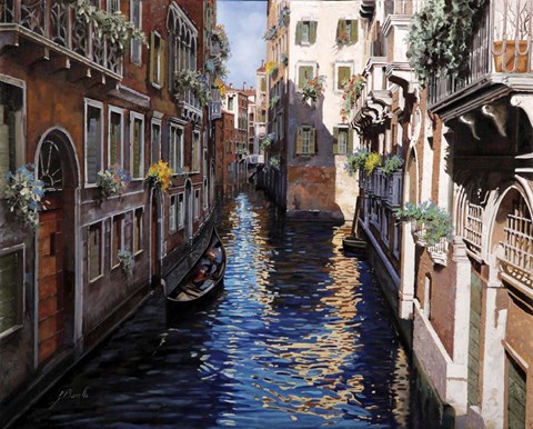 Framed Venezia Blu Print