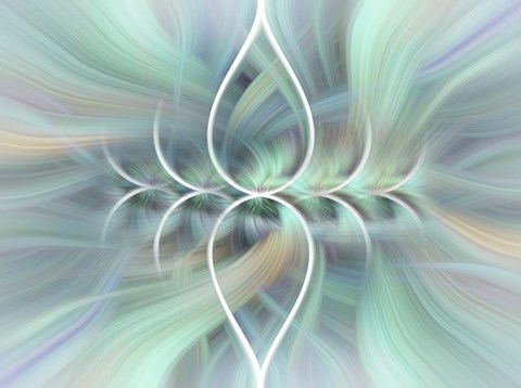 Framed Mystery of Colors Sigh of Bliss Print