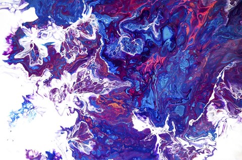 Framed Fluid Acrylic Arabian Fairytales 4 Print