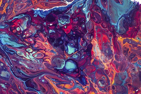 Framed Fluid Acrylic Arabian Fairytales Print