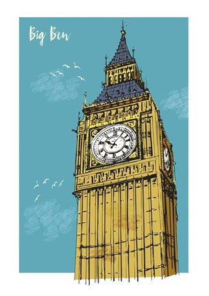 Framed Big Ben Print