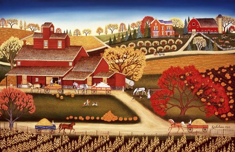 Framed Mr Coles Granary Print