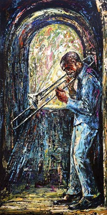 Framed Bluesy Morning Print