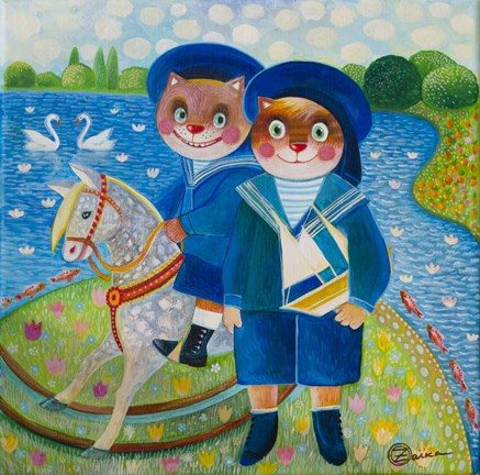 Framed Sailors Print