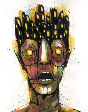 Framed City Never Left Him Print