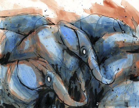 Framed Met In The Heard Print