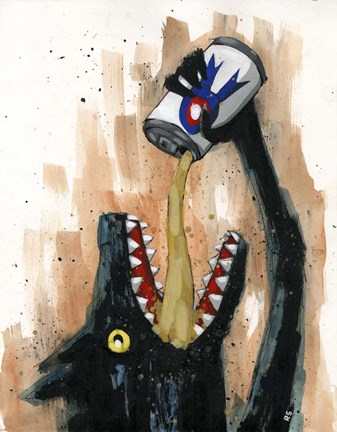 Framed Party Animal Print