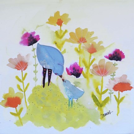 Framed Maman Tes Baisers Sont Les Plus Doux Print