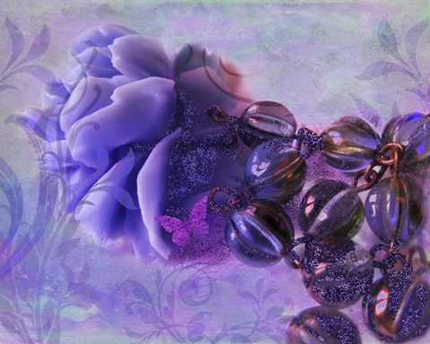 Framed Sunset Rose Print