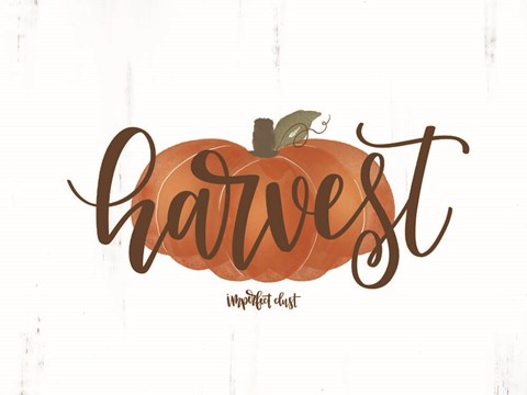 Framed Harvest Pumpkin Print