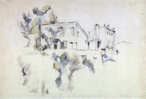 Framed View of the Chateau Noir Print