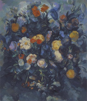 Framed Vase of Flowers Print