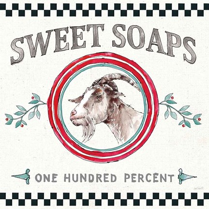 Framed Farm Signs V Print