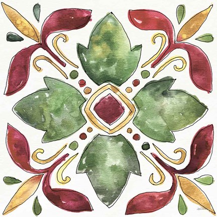 Framed Oaked and Aged VII Print