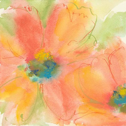 Framed Tinted Cosmos I Print