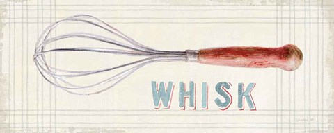 Framed Floursack Kitchen Sign IV Print