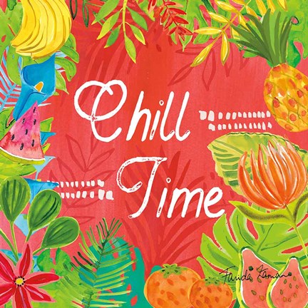 Framed Tutti Frutti XII Print