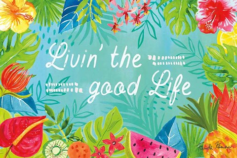 Framed Tutti Frutti VIII Print