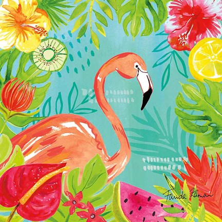 Framed Tutti Frutti IV Print