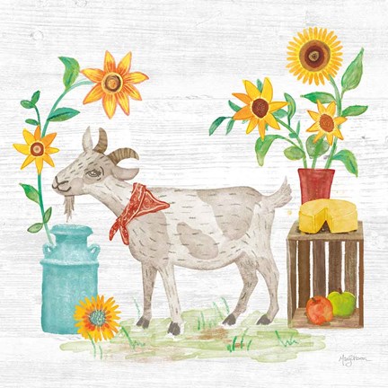 Framed Farm Market III Print