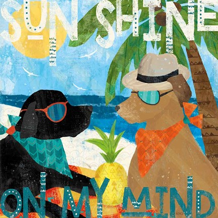 Framed Good Vibes III Print