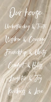 Framed Our House - Gray Print