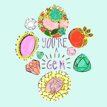 Framed Ocean&#39;s Bottom I Print