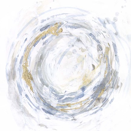 Framed Halcyon Whirl I Print