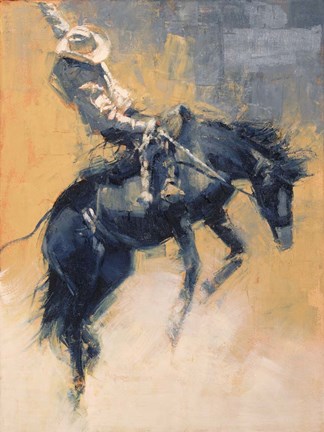 Framed Mood Indigo III Print