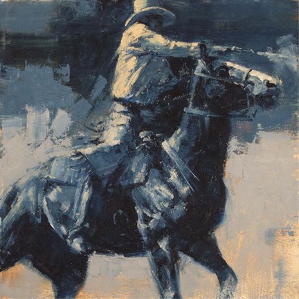 Framed Mood Indigo IV Print