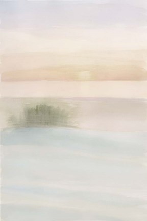 Framed Island Calm II Print