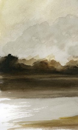 Framed Transitioning Landscape I Print