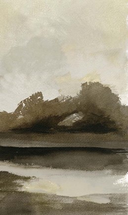 Framed Transitioning Landscape II Print