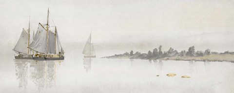 Framed Mystic Sail II Print