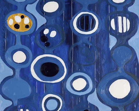 Framed Big Blue I Print