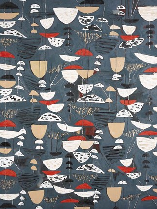 Framed Slate Arrangement III Print