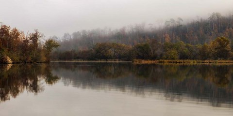 Framed Autumn's Reflection Print