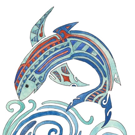 Framed Undersea Luau II Print