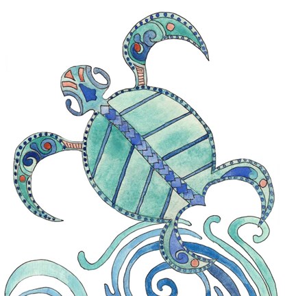 Framed Undersea Luau III Print