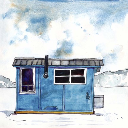 Framed Cabin Scape III Print