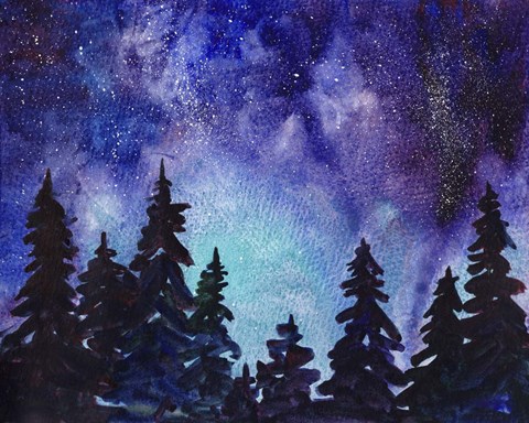 Framed Night Sky III Print