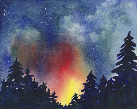 Framed Night Sky IV Print