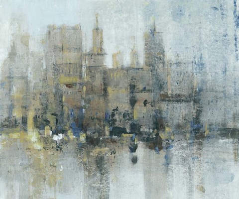 Framed City Proper II Print