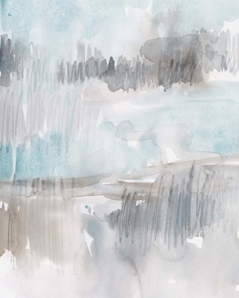 Framed Steel Stratus I Print