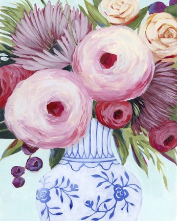 Framed Clarity Blooms II Print