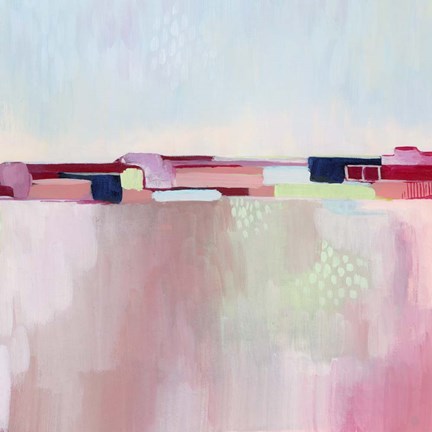 Framed Candy Cityscape I Print