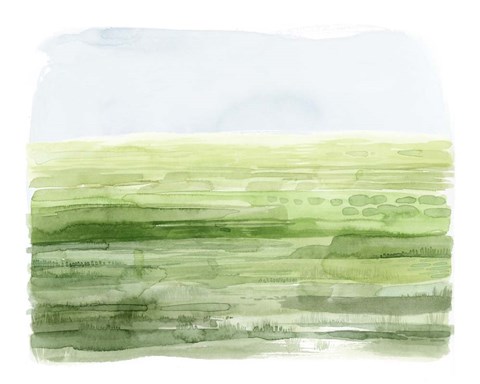 Framed Emerald Moors II Print