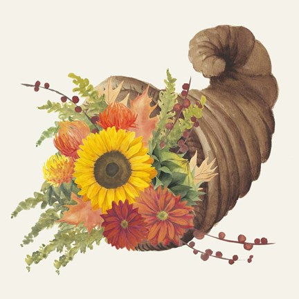 Framed Colorful Cornucopia II Print