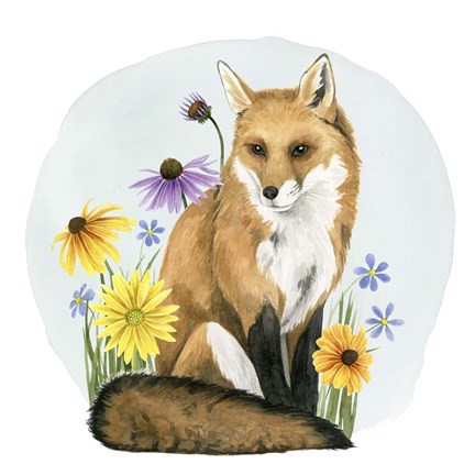 Framed Wild Woodland I Print